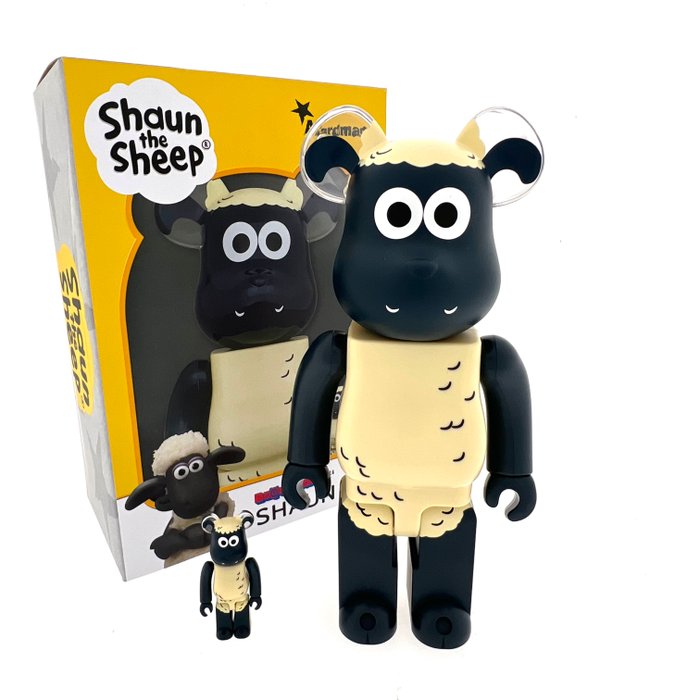 Bearbrick Medicom - BearBrick - Shaun the Sheep - 400/100%