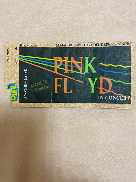 Pink Floyd - Concert ticket, Tekstbog med oversættelser - 1989