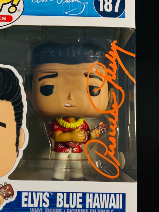 Funko Pop! - Elvis Presley - #187 Priscilla Presley - Signed Funko - 2000-present - U.S.A - Funko - Certifikat, Håndunderskrevet personligt