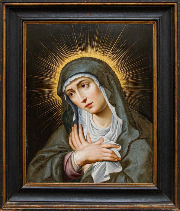 Scuola Fiamminga o portoghese (XVII) - Mater Dolorosa