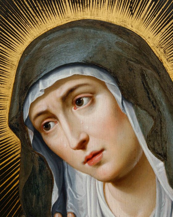 Scuola Fiamminga o portoghese (XVII) - Mater Dolorosa