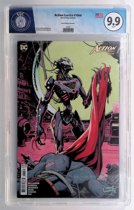 Action Comics #1066 - EGC graded 9.9 - 1 Graded comic