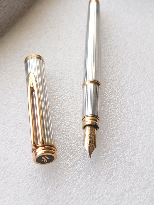 Waterman - Penna stilografica Waterman Deux Nib 18 kt 750 - Fyldepen