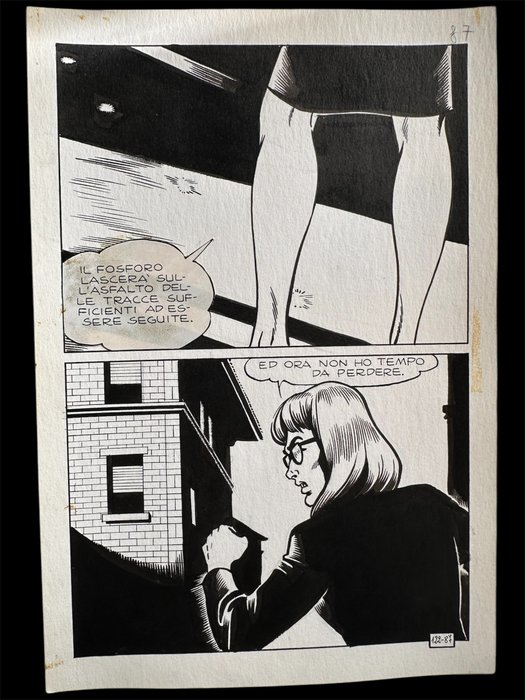 Magnus - 2 Original page - Saranik #122 - “Il gioco delle parrucche” - 1969