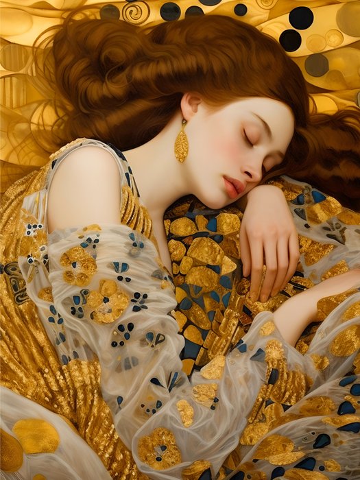 Favialis Dias (XXI) - Klimt inspiration