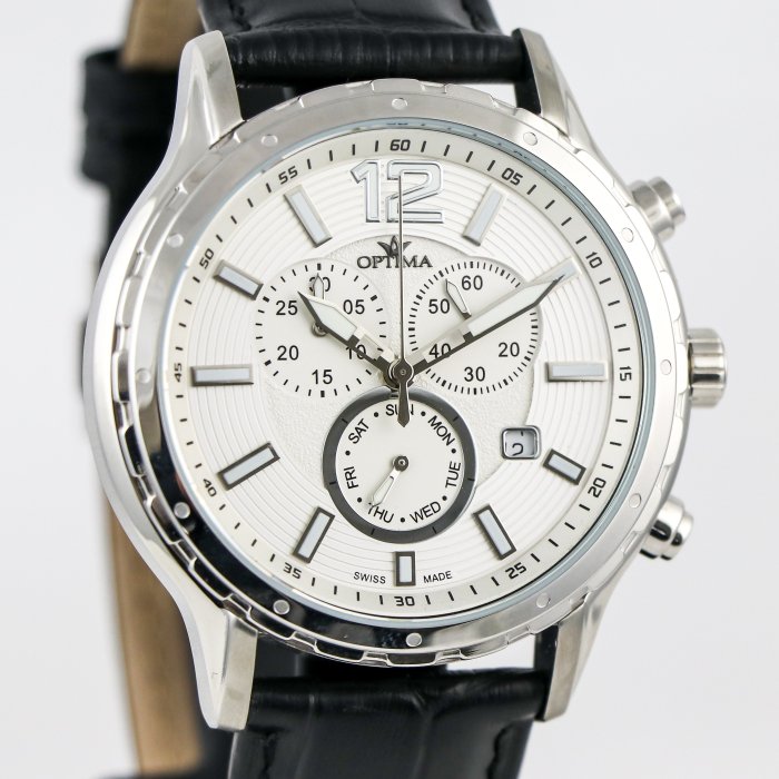 Optima - Swiss Chronograph - OSC362-SL-1 - Ingen mindstepris - Mænd - 2011-nu