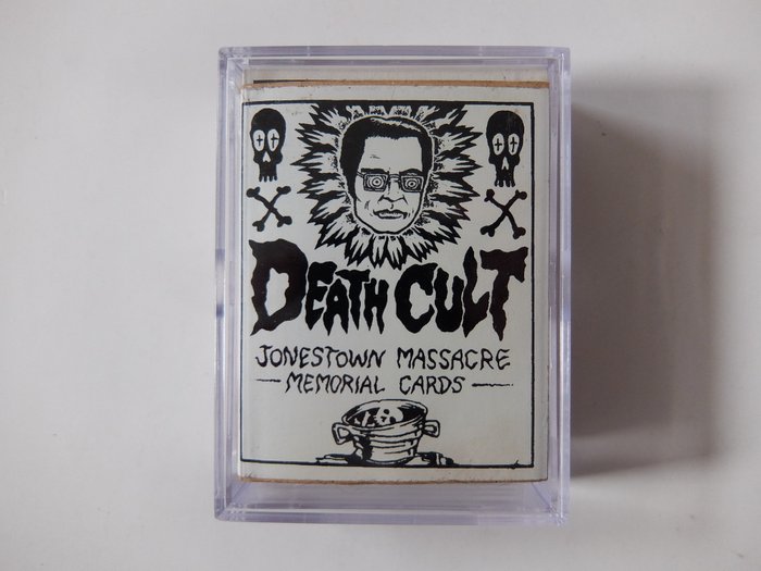 Death Cult Jonestown Massacre Memorial Trading Cards - Charles Burns, Raymond Pettibon, Gary - 40 samlerkort - 2000