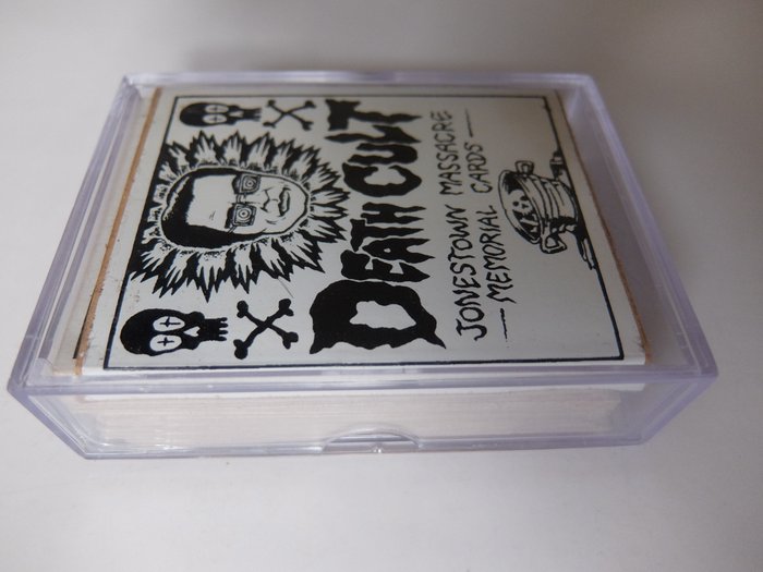 Death Cult Jonestown Massacre Memorial Trading Cards - Charles Burns, Raymond Pettibon, Gary - 40 samlerkort - 2000