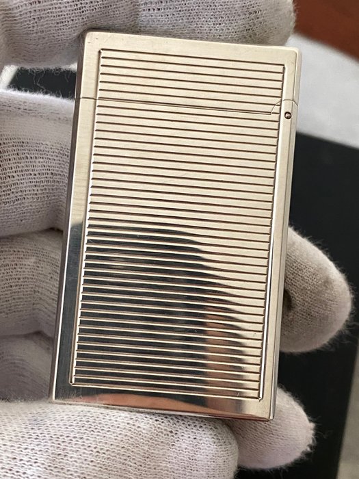 S.T. Dupont - Rare Large Ligne 1 - Lighter - Forsølvet