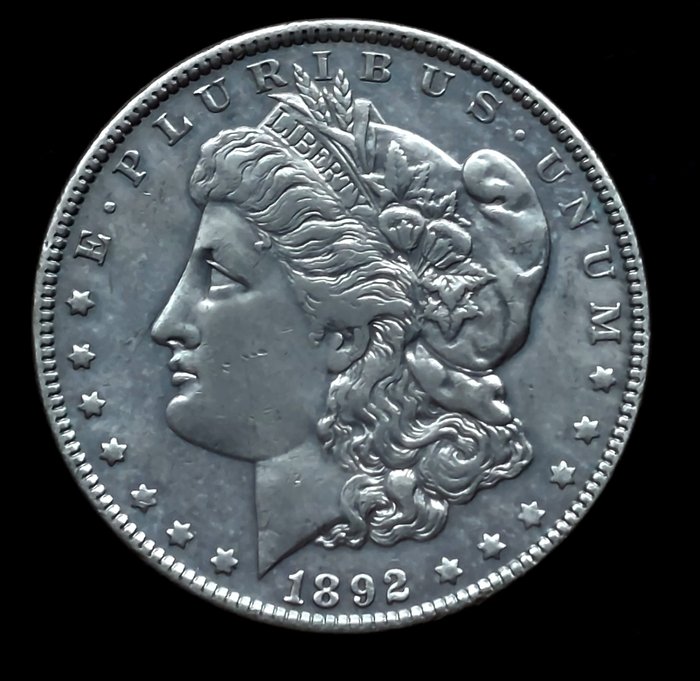 Förenta staterna. Morgan Dollar 1892  (Ingen mindstepris)