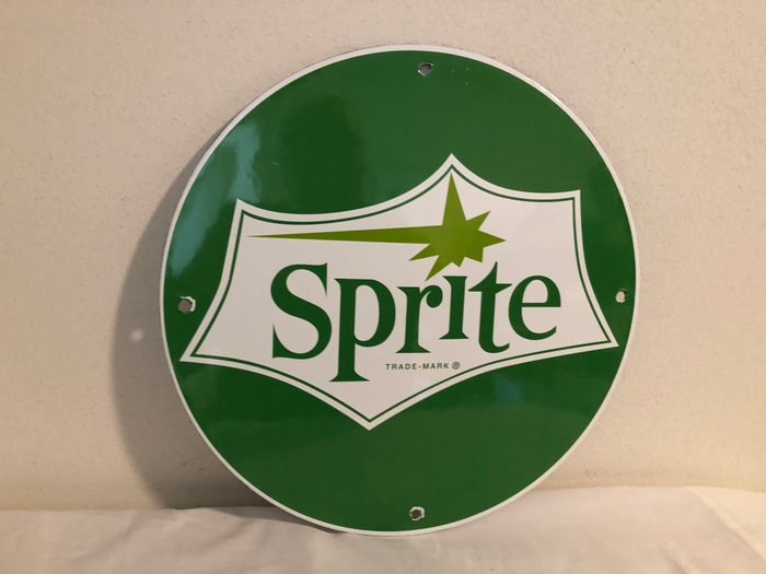 Sprite. - Tegn - Emalje