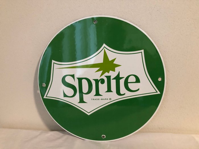 Sprite. - Tegn - Emalje