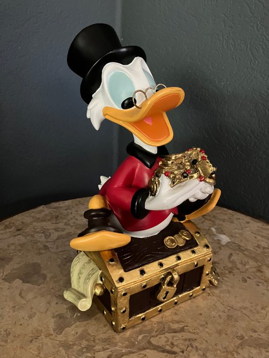 Uncle Scrooge - Sitting on a Treasure Box (small version)