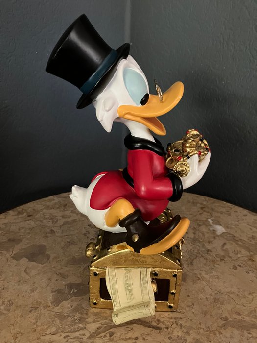 Uncle Scrooge - Sitting on a Treasure Box (small version)