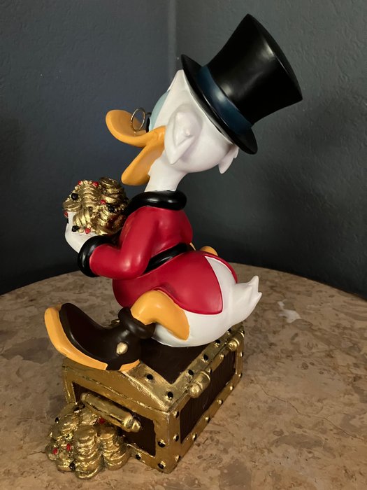 Uncle Scrooge - Sitting on a Treasure Box (small version)