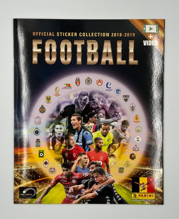 Panini - Football 2018-2019 Belgium - 1 Empty album + complete loose sticker set