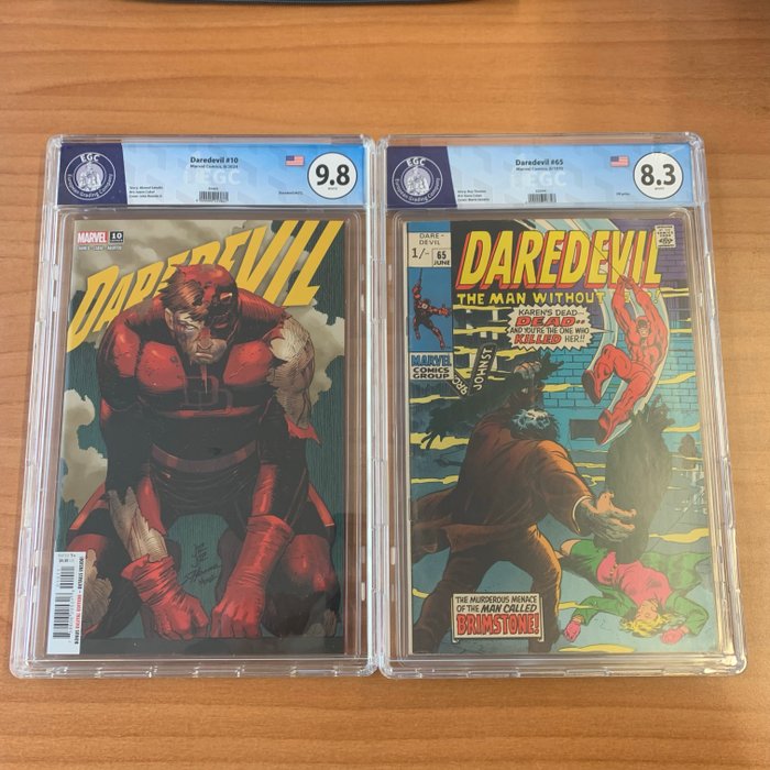 Daredevil #65, 10 (672) - EGC graded 8.3, 9.8 - 2 Graded comic