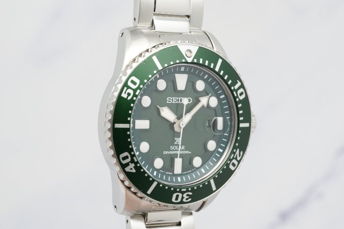 Seiko - Prospex - Ingen mindstepris - SNE579P1 | V157-0DF0 | Green Solar Diver - Mænd - 2011-nu