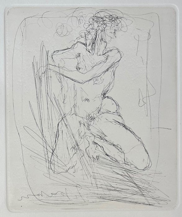 Lucio Fontana (1899-1968) - Nudo