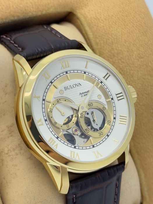 Bulova - Automatic Skeleton Dial - Ingen mindstepris - 97A121 - Mænd - 2011-nu