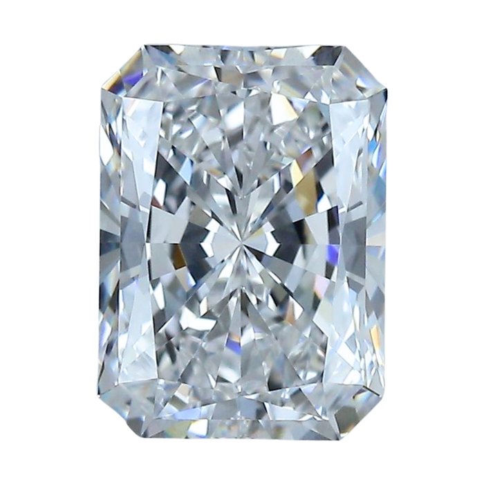 1 pcs Diamant  (Natur)  - 2.02 ct - Radiant - D (farveløs) - IF - Gemological Institute of America (GIA)