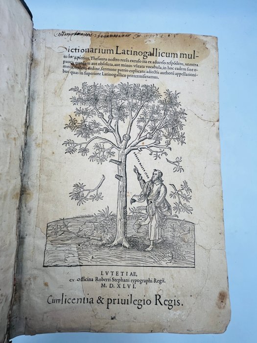 Estienne Robert - Dictionarium Latinogallicum - 1546