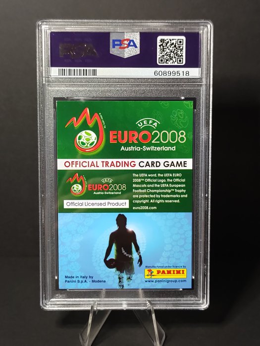 2008 Panini UEFA Euro Zlatan Ibrahimović #192 PSA 8 Graded card