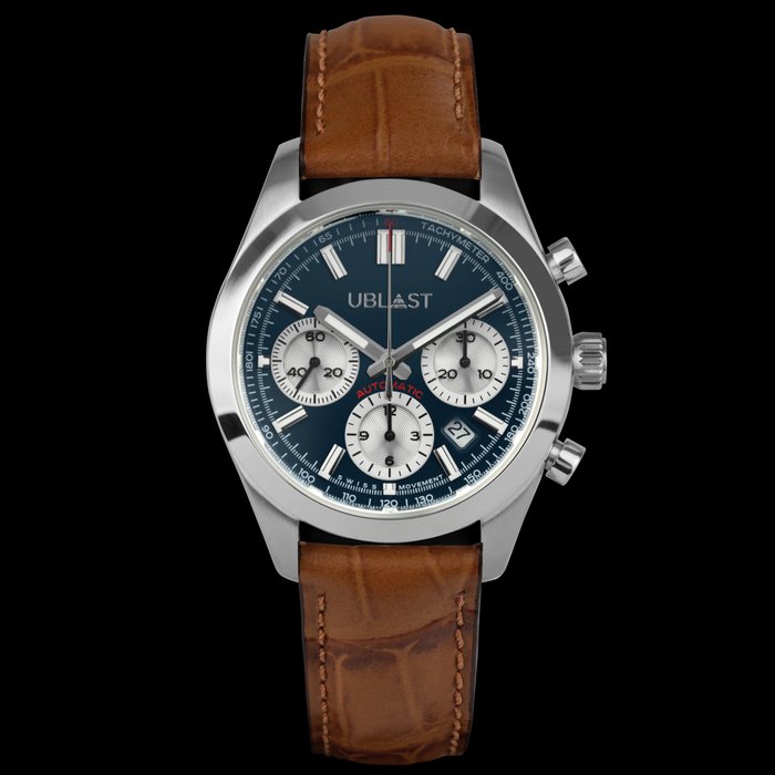 Ublast - Air Prince Automatic Chronograph - REF.UBAPCH40BU/PLM - Swiss MOVT - Mænd - Ny