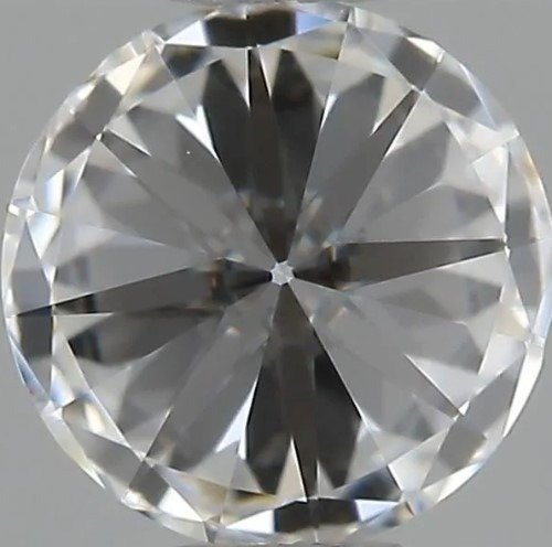 1 pcs Diamant  (Natur)  - 0.50 ct - Rund - D (farveløs) - IF - Gemological Institute of America (GIA) - *3EX*