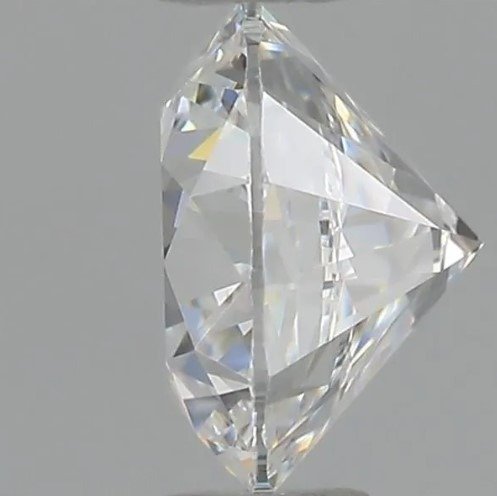 1 pcs Diamant  (Natur)  - 0.50 ct - Rund - D (farveløs) - IF - Gemological Institute of America (GIA) - *3EX*