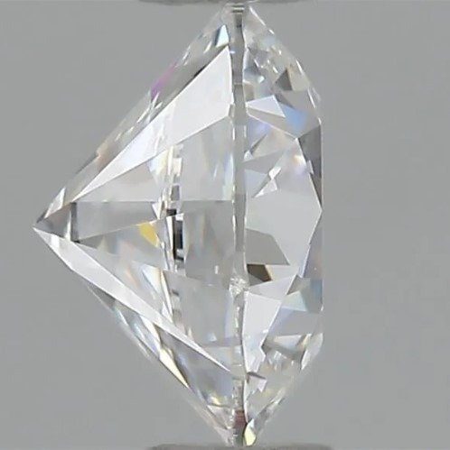 1 pcs Diamant  (Natur)  - 0.50 ct - Rund - D (farveløs) - IF - Gemological Institute of America (GIA) - *3EX*