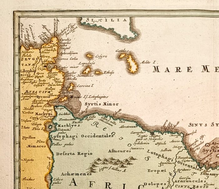 Afrika - Tunesien / Lybien; C Weigel - Africa Propria et Cyrenaica - 1720