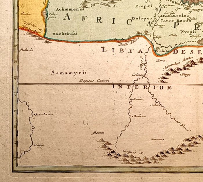 Afrika - Tunesien / Lybien; C Weigel - Africa Propria et Cyrenaica - 1720