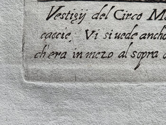 Aegidius Sadeler (1570-1629) - Marco Sadeler (1614-1660) - Vestgij del Circo Massimo che fu cosi cognominato dalla sua grandezza...... Roma