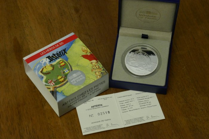 Frankrig. 10 Euro 2013 "Astérix Chez les Pictes" Proof  (Ingen mindstepris)