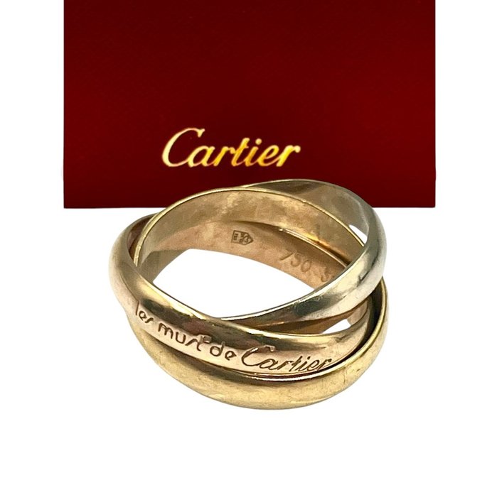 Cartier - Ring - Trinity - 18 kraat Gulguld, Hvidguld, Rosaguld