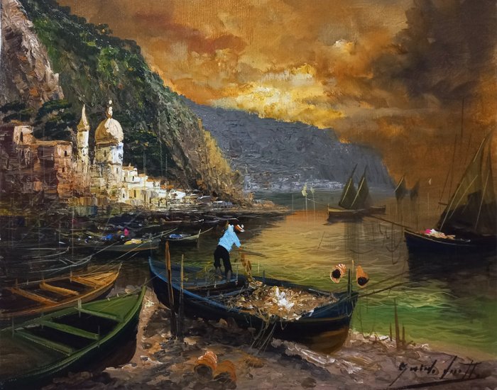 Guido Vuotto (1964) - La barca del pescatore (Sorrento)