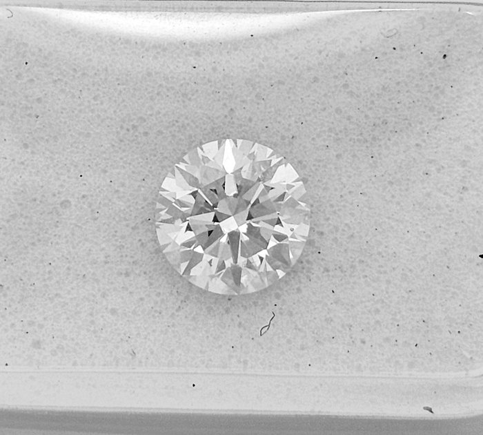 1 pcs Diamant  (Natur)  - 0.73 ct - Rund - D (farveløs) - VS2 - Gemewizard Gemological Laboratory (GWLab)