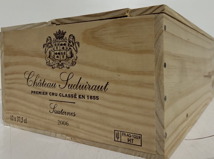 2006 Château Suduiraut - Sauternes 1er Grand Cru Classé - 12 Halve flasker (0,375 L)