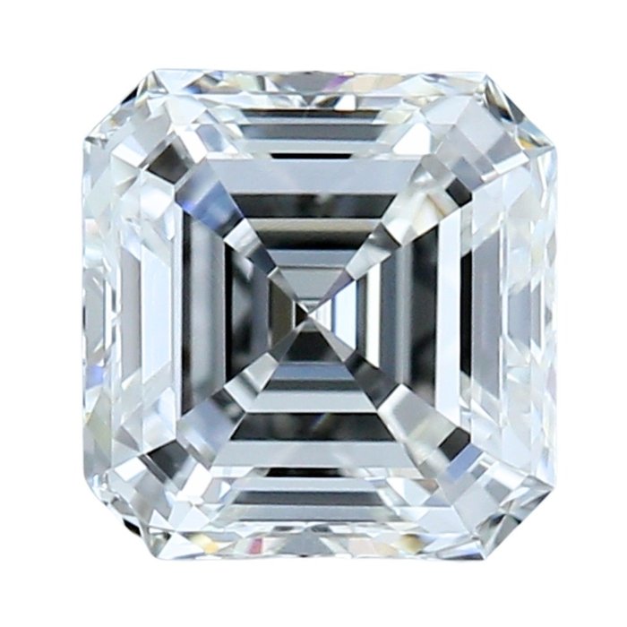 1 pcs Diamant  (Natur)  - 0.71 ct - Kvadrat - G - IF - Gemological Institute of America (GIA)