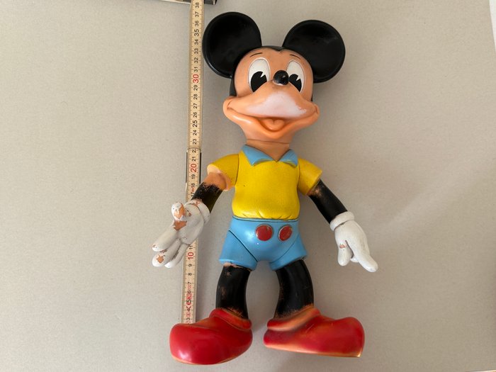 Mickey Mouse - 2 Knirkende figurer - Walt Disney Production