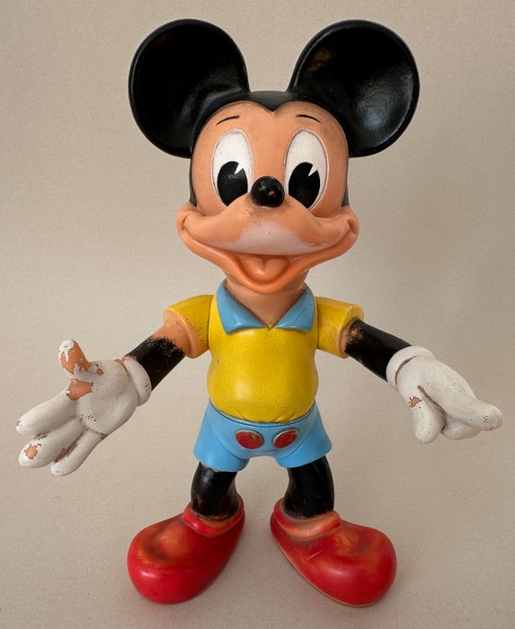 Mickey Mouse - 2 Knirkende figurer - Walt Disney Production