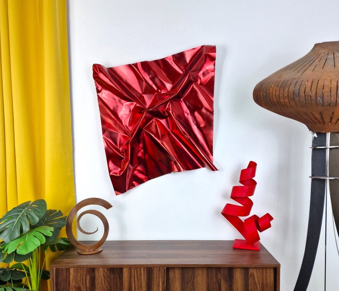 José Soler Art - Steel Silk. Red - XL