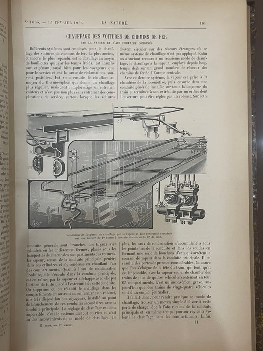 Henri de parville - La nature Revue des sciences et de leurs applications aux arts et à l'industrie - 1904-1904