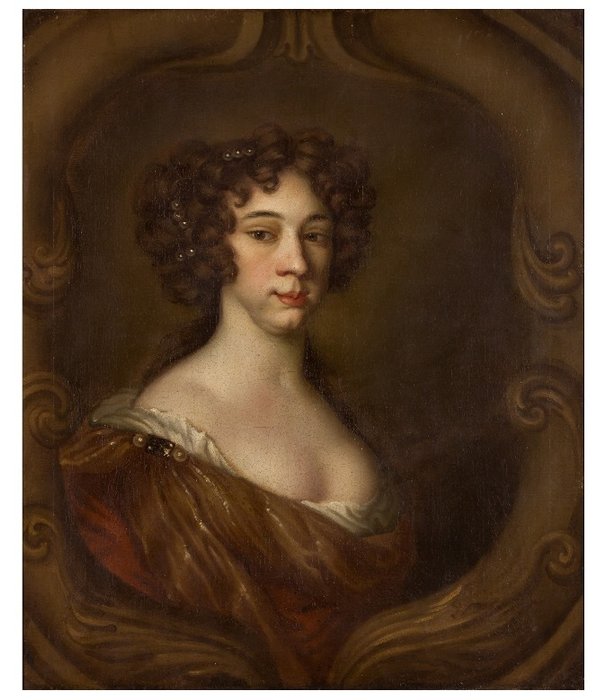 Mary Beale (1632-1699) Workshop of - A portrait of a Lady