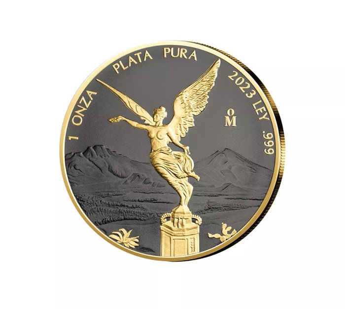 Mexico. 1 Onza 2023 Libertad - Gold  Ruthenium veredelt, 1 Oz (.999)  (Ingen mindstepris)