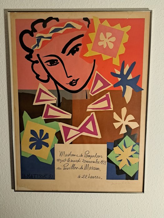 Henri Matisse (after) - Madame Pompadour Henri Matisse - 1951