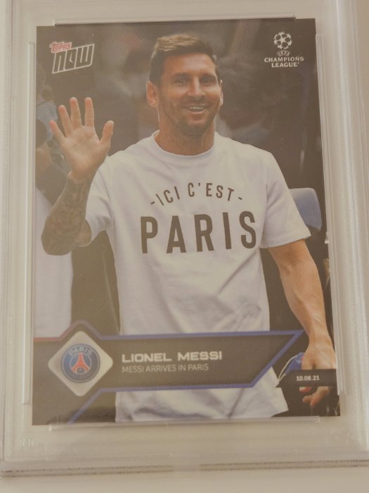 2021/22 Topps Now UCL Lionel Messi #11 PSA 10 - 1 Graded card