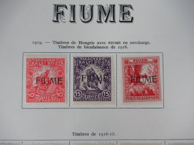 Fiume  - avanceret frimærkesamling,