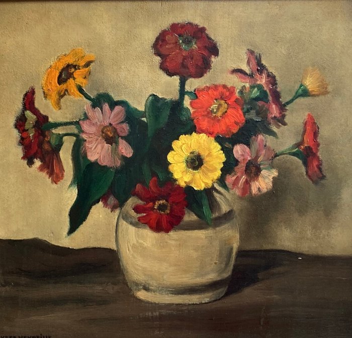 C.E. (Kees) Heynsius (1890-1981) - Vaas met bloemen